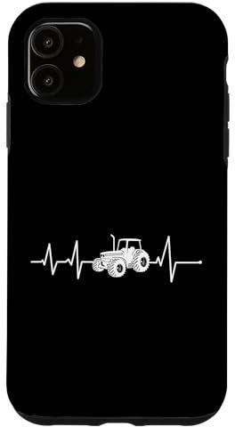Hülle für iPhone 11 Herzschlag Traktor EKG Landwirt Geschenk Bauer Bauernhof