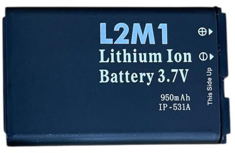 L2M1 Batteria LGIP-531A per LG Electronic LGIP-531A Batteria agli ioni di litio Batteria al litio 950mAh 3.7V Lithium Ion Battery Li-ion Battery