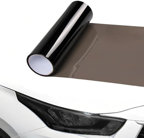 Film Teinté Voiture120cm * 30cm Pvc Phare pour Phare de Voiture Vitre Teintée Solaire Imperméable Voiture Phare Film Teinté Teinté Phare (noir)