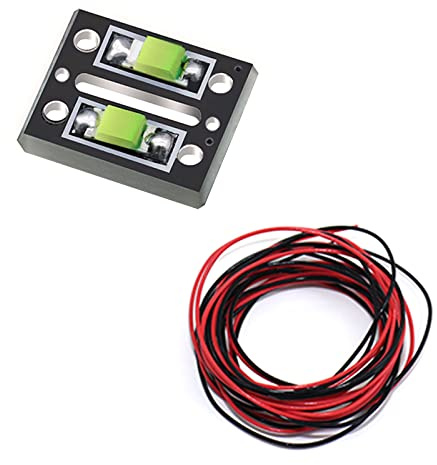 5V Hotend Nozzle Lighting Printer Accessories 5V LED White Lamp Circuit Board Extruder Hotend Nozzle Lighting Circuit Board Assembly Soldering Tools Technical Part Electronic Gadget