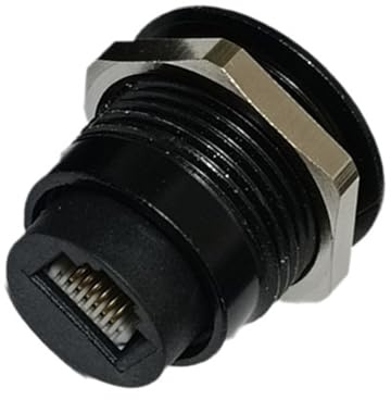 Zincs 6P6C CAT3-Steckdosen mit Metalllegierung, zwei Buchsen, Telekommunikationsgeräte, industrielle Telefonleitungskupplung