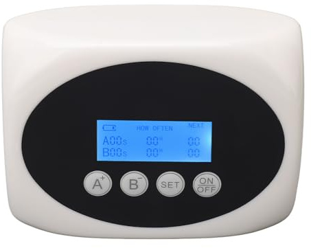 Cocoarm Système d'arrosage Solaire, Kit d'irrigation Goutte à Goutte Automatique LCD à Double Pompe pour Plantes 'intérieur, Débit de 0,85 L/min, Horaires 'arrosage Personnalisables