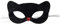 Boland Maschera gatto nero con naso a forma di cuore per adulto - Nero - Taglia Unica
