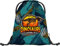 Baagl Turnbeutel für Jungen, wasserdichte Schuhbeutel für Kinder, Schule und Kindergarten Sportbeutel für Junge, Sportrucksack, Gymsack (Dinosaurs World)
