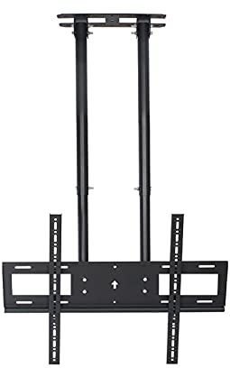 Universal TV Stand, TV Stand Base TV Ceiling Mount Bracket Telescopic Tilt Adjustable TV Stand Double Pole Single Screen Hanger for Most 60-100 Inch LED, LCD Flat Screen TVs Tv Stand Mount