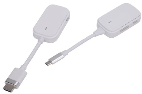 4K Sender und -Empfänger, Gleiche Bildschirmanzeige in Echtzeit, Leicht, 5G WLAN, für Büro und Unterhaltung