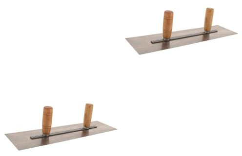 HOMSFOU 2stücke Putty Cutter Spachtel Für Trockenbau Doppelte Griffe Geeignet Für Putz Professionelle Anwendung Für Bauarbeiter Und Handwerker Langlebig Und Leicht