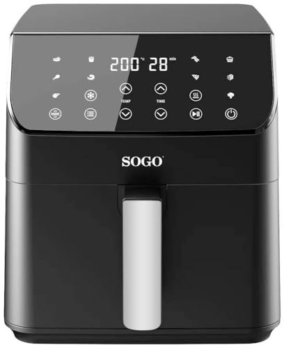 SOGO Human Technology FRE-SS-10890 hot air-Fritteuse 6l 1700W Überhitzungsschutz, Timerfunktion,