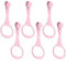 Hperu 6PCS Baby -Pull -Up -Ringe, sicheres hängendes Kunststoff -Krippenzubehör für Kleinkind -Übungswerkzeug