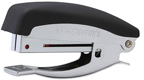 Bostitch Office Deluxe 20 Sheet Hand-Held Stapler with Anchor Hole, Chrome/Black (42100)