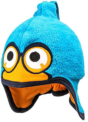 Green Cotton Baby Mütze Fleecemütze Frosch hellblau 116/122