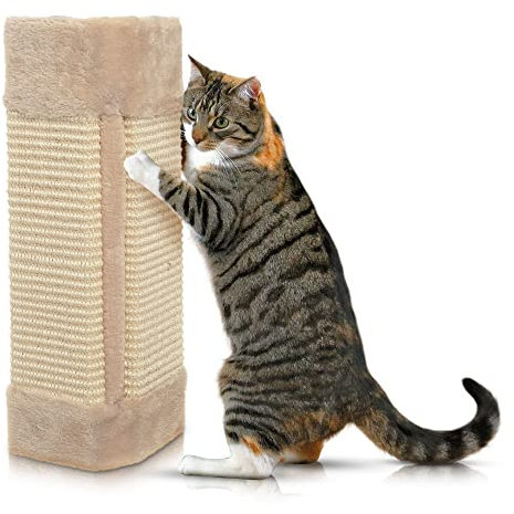 FiNeWaY Cat Pet Kitten Corner Sisal Wall Scratcher Cats Hanging Cat Scratching Post Board Tree Sisal Rope