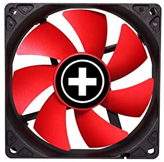 Xilence XPF92.R.PWM 92mm PWM Gehäuselüfter, 4PIN, rot/schwarz