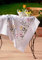 KAMACA Stickpackung DEKORATIVE BLUMENWIESE Stickdecke 80x80 Kreuzstich vorgezeichnet aus 100% Baumwolle Stickset mit Stickvorlage