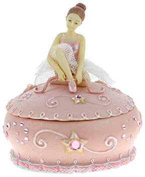 Spieluhrenwelt MMM GmbH, 857728 Spieluhr rosa Schmuckdose mit Ballerina