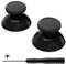 eXtremeRate Joystick pour Manette Switch Pro, Stick Analogique 3D de Remplacement pour Nintendo Switch Pro Manette, Thumbstick 3D Customisé pour Manette Switch Pro, Noir & Noir