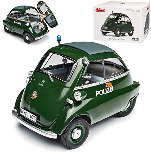B*M*W Isetta Grün Polizei 1955-1962 1/18 Schuco Modell Auto Modell Auto