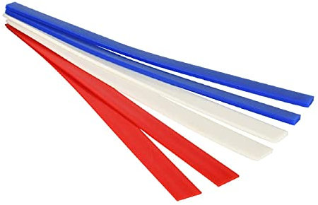 Jiaminye Silicone Measuring Dough Thickness Strips 18Inch,Rolling Pin Guides Set,Spacers Sticks for Baking,Pizza,Pastry,3 Size