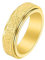 Epinki Trauringe Vintage, Edelstahl Ringe 6MM Matte Spinner Eheringe Herren, Verlobungsringe Herren und Damen Gold Gr.60 (19.1)