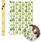 SUPERBEE Beeswax Wrap Roll, Reusable Beeswax Wraps for Food, Reusable Bees Paper for Wrapping Vegetables, Cheese, Bowl Covers and Sandwich Wrapping Paper, Roll XL - Pears