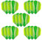 Harrows Lumen No6 Dart-Flights, gelb, Einheitsgröße