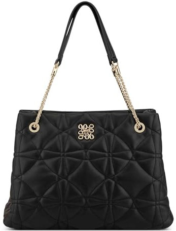 Nine West Damen Mariam Jet Set Tragetasche, Schwarz