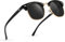 Glapeame Polarisierte-Sonnenbrille-Herren-Halbrahmen-Sonnenbrillen-Damen-Sunglasses-Men-Women-Sonnenbrille-Schwarz-UV400 Schutz-Retro-für Outdoor-Camping-Reise,4