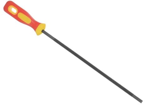 CoCud Chainsaw File, 7/32(5.5mm), High Carbon Hardened Steel Round Sharpener Files with Non-Slip Handle - (Applications: for Sharpening Chain Saws)