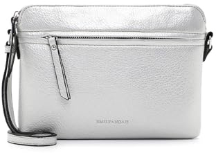 Emily & Noah Umhängetasche E&N Emma 62484 Damen Handtaschen Uni shinysilver 842