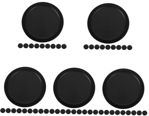 ifundom 50stücke Eishockey Pucks Robuste Kunststoffscheiben Für Tischhockey Für Indoor-Spiele Geeignet Für Altersgruppen Verbesserte Spielbarkeit Und Präzise
