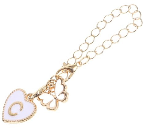 Mipcase Tasse Pendentif Bouteille D'Eau Tumbler Id Poignée Personnalisée Charme Id Lettre Initiale Charme Lettre Pour Tumbler Lettre s Étiquettes De Pot Tasse