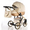 Sojan Kinderwagen-Set 3-in-1, Kunstleder, Beige