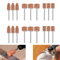 18pcs Korund Schleifspitze Set, Stein Schleifen Polierkopf, Schleifaufsätze für Dremel Rotationswerkzeug Drehwerkzeug Zubehör 1/8 Schaft für Schleifen, Polieren, Entgraten
