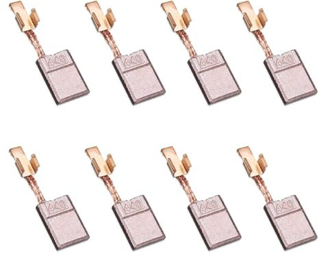 8 Pièces Balais de Charbon pour Moteur Makita CB440, Brosse À Charbon Cuivre 18V/14.4V, CB448 CB436, 195021-6, 194427-5, 194159-4, BDF440 BFR440 BDA340 BDA351 Perceuse Visseuse, Remplacement pour Outi