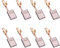 8 Pezzi Spazzole di Carbone Compatibili con Makita CB-440 CB-448 CB-436 195021-6 194427-5 194159-4, Ricambio per Utensili Elettrici Makita BDF440 BFR440 BFR550 BFR750, Carboncini Motore 13x10x3mm