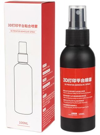 Colle pour imprimante 3D - Bâtonnets de colle pour spray de colle de 100 ml - Fixation robuste et anti-trace pour les coupelles à pression - Idéal pour les modèles, les projets créatifs et