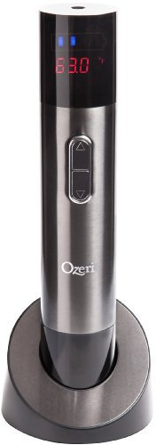 Ozeri Maestro Electric Wine Opener with Infrared Wine Thermometer and Digital LCD Display