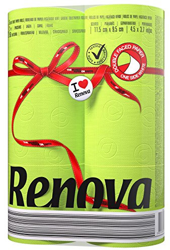 Renova Toilettenpapier, Grün, 6 Rollen