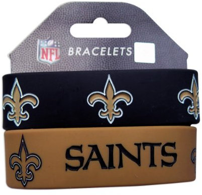 New Orleans Saints Handgelenk Band (Set of 2) NFL