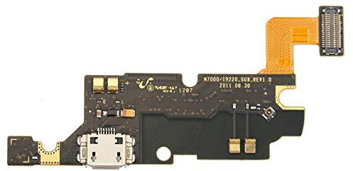 OnlyTech Flachbandkabel, Ladeanschluss, kompatibel mit Samsung Galaxy Note N7000 – Internes Ersatzteil mit USB-Anschluss, Mikrofon und Antenne
