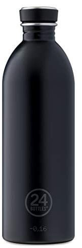 24Bottles Urban Borraccia, Unisex – Adulto, Tuxedo Black, 1000 ml
