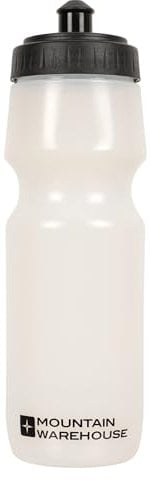Mountain Warehouse Bike & Sport Bottle - 700ml, BPA Free Water Bottle, Dishwasher Safe -For Cycling White