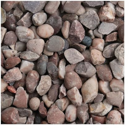 Staffordshire Pink Decorative Aggregates Slate Pebble Chippings Garden Gravel 20mm 20 Kg