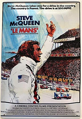 Blechschild 30 x 20 cm Steve McQueen - Le Mans - Deko7
