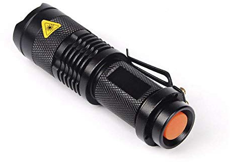 Generise Portable LED Torch Powerful Mini Tactical Flashlight - Super Bright Police Camp Light