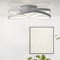 Lightbox LED Deckenleuchte - Moderne Design Deckenlampe, warmweißes Licht, Ø 40cm, 42 Watt, 3000 Kelvin, Metall/Kunststoff - Grau