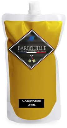 Peinture Jaune Moutarde Acrylique Caravanes - Aspect Satin - Peinture Mur, Plafond, Boiserie & Balcon - Lessivable - Séchage En 30 min - COV A+ - Fabriquée En France - 750 ml - BARBOUILLE -