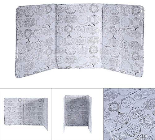 GOTOTOP Paraspruzzi Olio da Parete Pieghevole per a Blocchi Gard, Schermo antispruzzo, Schermo da Parete per Cappa da Cucina, 39 * 84 cm/15,4 * 33 Pollici