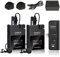 COMICA Wireless Lavalier Microphone for iPhone, BoomX-DMI2 2.4GHz Wireless Microphone System with 2 Transmitter and Receiver for iPhone 12 11 8 7 XS, iPad, MacBook for YouTube Interview Live-stream