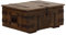 Woodkings® Couchtisch Aladin 92x70cm massiv Holz Sofatisch Wohnzimmer Holztruhe mit Deckel Echtholz rustikal mit Stauraum Landhaus Möbel Truhentisch